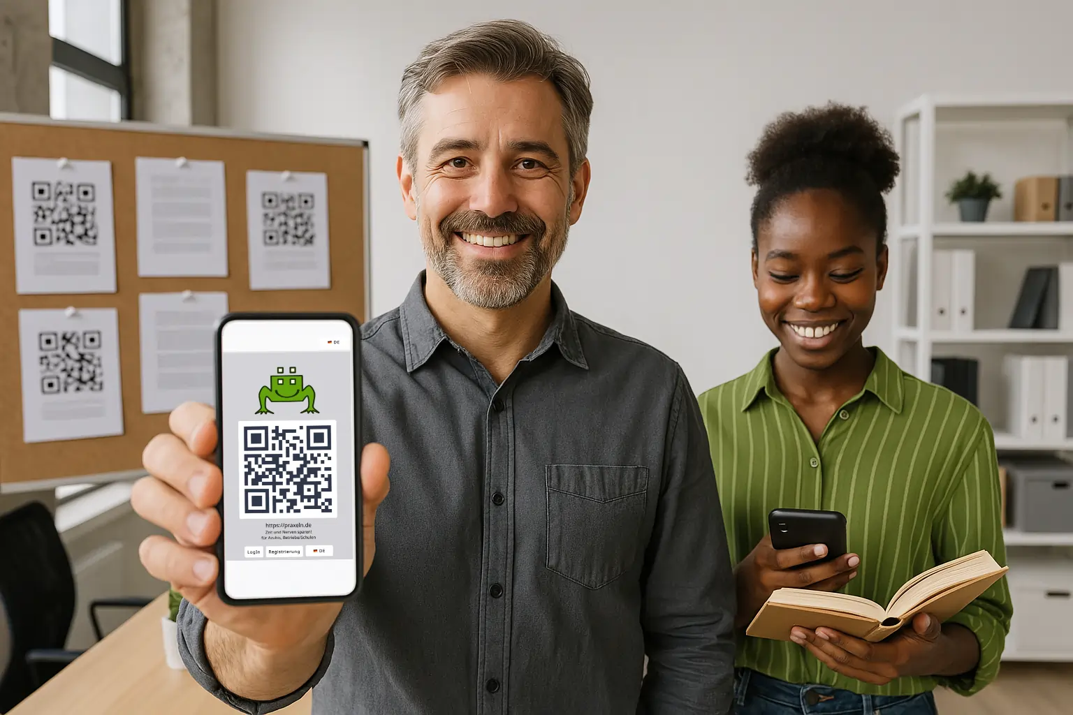 Image lächelnde Mitarbeiter